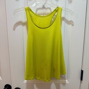 Lululemon - Yellow Racerback Women's Sheer Top